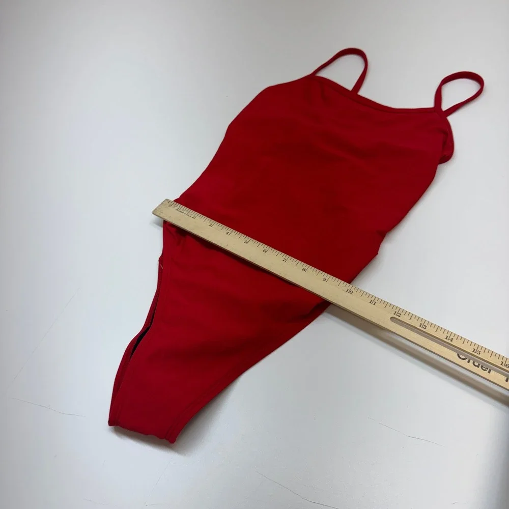 Jolyn Swimsuit Womens 34 Red Soren 2 One Piece Athletic Swim Training